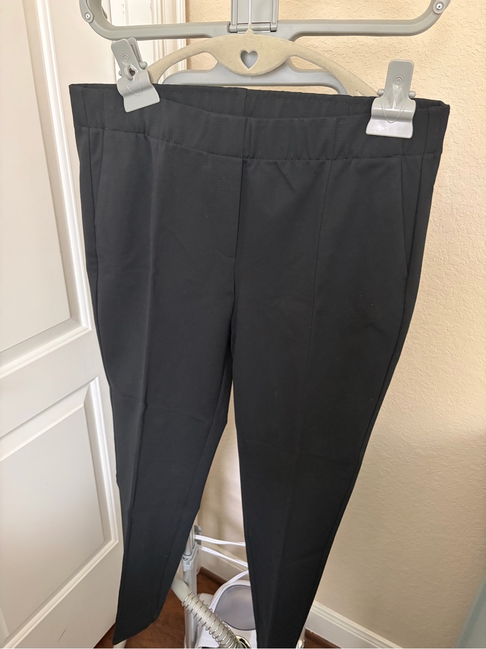 J. Jill Black Skinny Ponte Pull-On Pants
